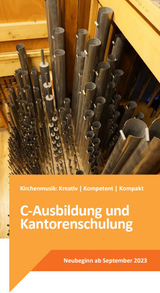 Flyer: Kirchenmusikausbildung 2.0
